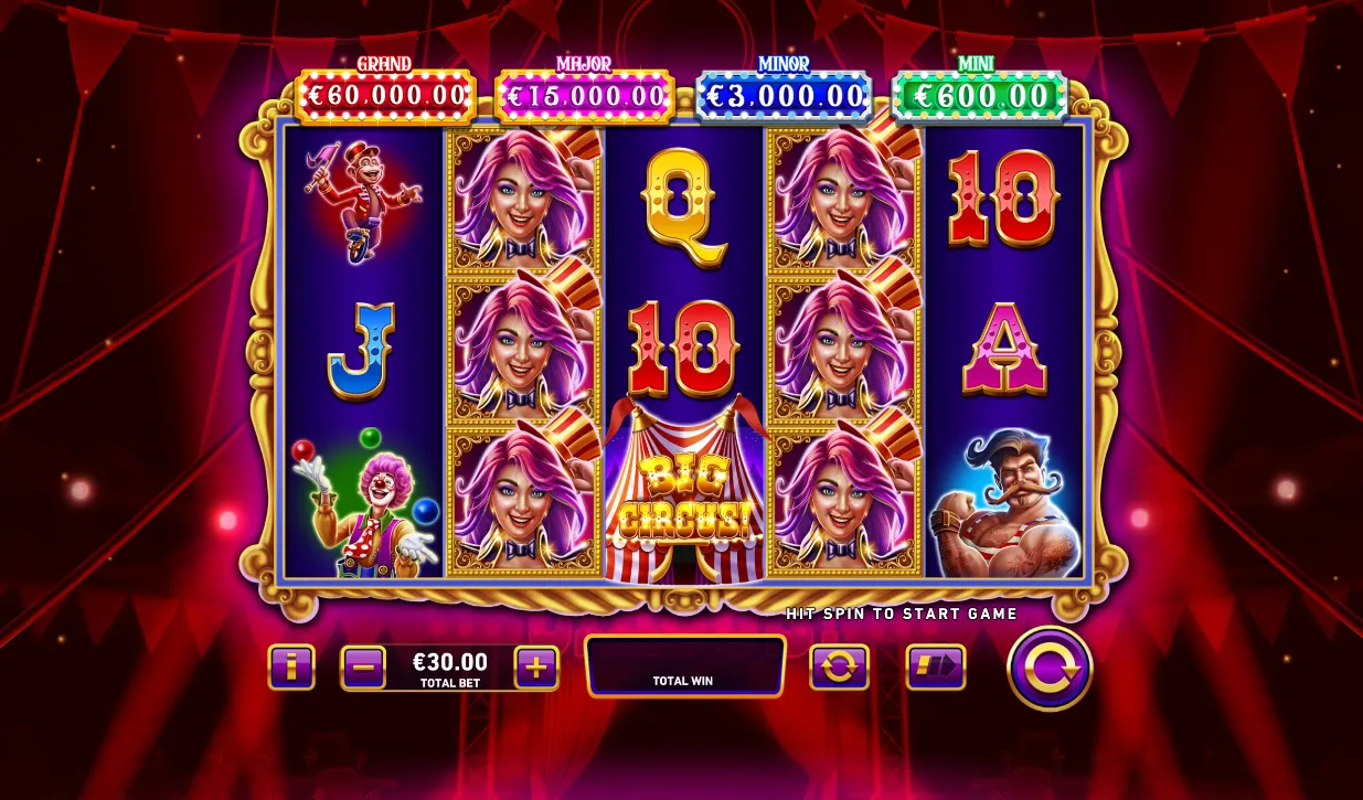 Mega Fire Blaze Big Circus Slot